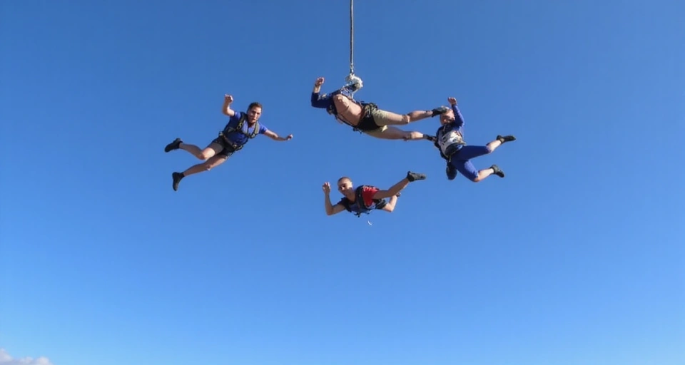 Experienced Jumpers Formation Skydiving Video Thumbnail