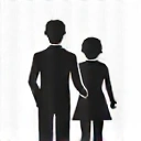 Icon of two people, one teaching another, symbolizing expert instruction
